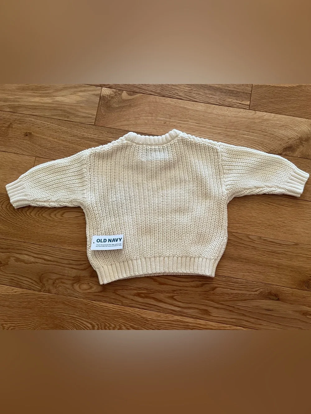 Old Navy Baby 2 Piece Knit Firecracker Sweater & Striped Bodysuit Set 0-3M NWT